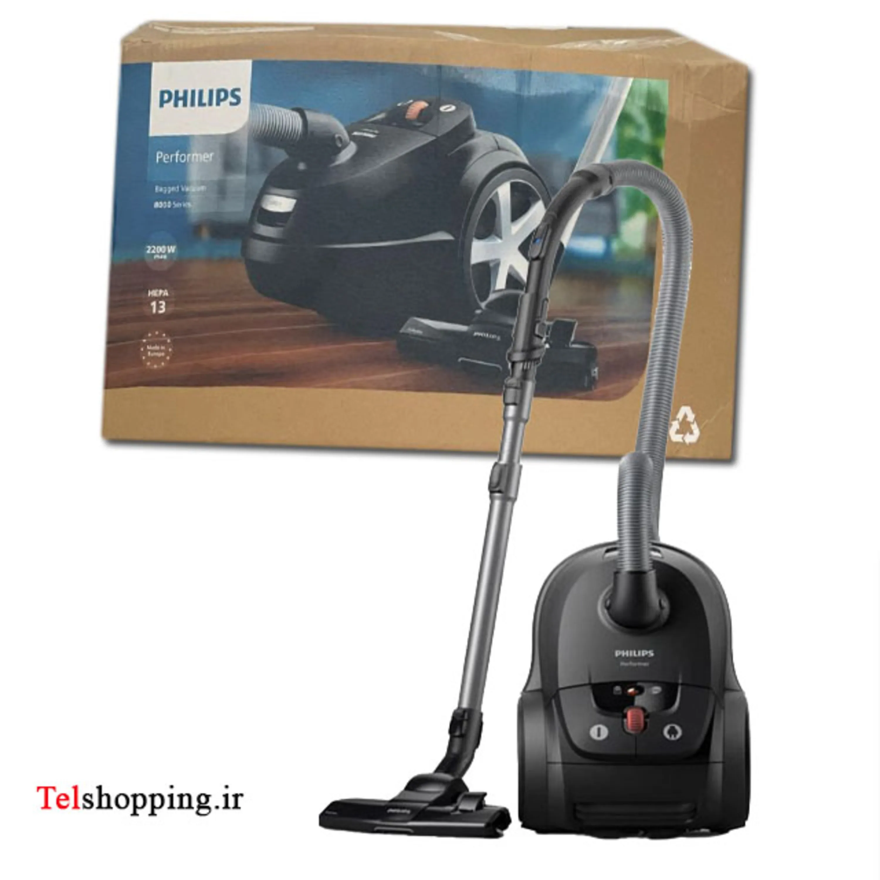 جاروبرقی 2200 وات فیلیپس مدل XD8022